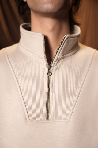 classic zipper sweatshirt